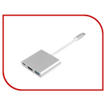 Аксессуар Greenconnect USB Type-C - HDMI / USB 3.0 GCR-AP24