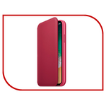 Аксессуар Чехол APPLE iPhone X Leather Folio Berry MQRX2ZM/A