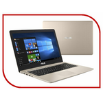 Ноутбук ASUS N580VD-DM069T 90NB0FL1-M04520 Gold (Intel Core i7-7700HQ 2.8 GHz/8192Mb/1000Gb/No ODD/nVidia GeForce GTX 1050 2048Mb/Wi-Fi/Bluetooth/Cam/15.6/1920x1080/Windows 10)