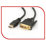 Аксессуар Gembird Cablexpert HDMI-DVI 19M/19M 10m Single Link Black CC-HDMI-DVI-10MC