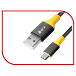 Аксессуар Greenconnect USB 2.0 AM - microB 5pin 1.5m Black-Yellow GCR-50508