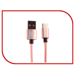 Аксессуар Monsterskin MS Flash USB - Type-C 1.0m Pink Gold