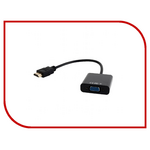 Аксессуар Gembird Cablexpert HDMI-VGA 19M/15F + 3.5Jack A-HDMI-VGA-03