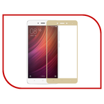 Аксессуар Защитное стекло Xiaomi Redmi Note 4X Pero 2.5D Gold