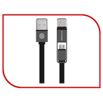 Аксессуар Nillkin Plus Cable 2 in 1 USB-Micro - Lightning Black P-DC NK-Plus