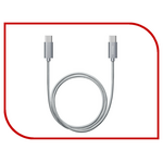 Аксессуар Deppa USB Type-C - USB Type-C 1.2m Aluminium-Gray DEP-72248