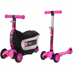 Самокат Y-SCOO Mini Jump&Go pink