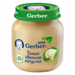 GERBER пюре цветная капуста  130 г 12101695