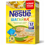 NESTLE &quot;ШАГАЙКА&quot; каша молочная 5 злаков яблоко, банан, груша (с 12 мес.) 9x200g RU 12325775