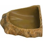 Поилка Aqua One "Reptile One Dyno Rock Bowl Corner Fit Deep", 22,2 x 20 x 8 см R1-30324