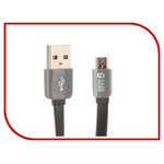 Аксессуар CaseGuru USB-microUSB Silicone Black 100909