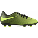 Бутсы для мальчика Nike JrBravata Ii Fg, цвет: желтый, черный. 844442-070. Размер 1Y (31)