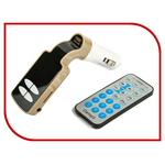 FM-Трансмиттер СИМА-ЛЕНД 2 USB/Mp3/WMA/AUX/MicroSD Beige 2506803