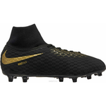 Бутсы для мальчика Nike Jr Phantom 3 Academy Df Fg, цвет: черный. AH7287-090. Размер 2,5Y (33)