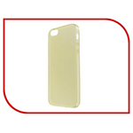 Аксессуар Чехол Krutoff для APPLE iPhone 5 / 5S Transparent-Gold 10671