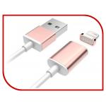 Аксессуар Earldom ET-MC06 USB - Lightning 8pin White-Pink