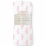 SWADDLE DESIGNS Inc. США пеленка тонкая Marquisette Swaddle Pink Little Bunnie SD-622PP