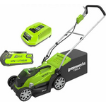 Колесная газонокосилка Greenworks 40 V G-max G 40 LM 35 K2x с аккумулятором 2Ah и зарядныйм устройс 2501907 UA