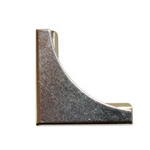 Уголок 19 мм 3/4&quot; Square corner Q MOON, 4.5 мм (серебро)