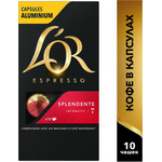 Кофе капсульный LOR Espresso Splendente 10х52г