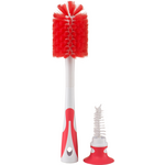 Happy Baby BOTTLE &amp; NIPPLE BRUSH 2 IN 1 для бутылочек и сосок (красный) BOTTLE &amp;amp; NIPPLE BRUSH 2 IN 1 для бутылочек и сосок (красный)