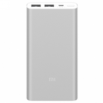 Внешний аккумулятор Xiaomi Mi Power Bank 2S 10000mAh Silver (PLM09ZM)