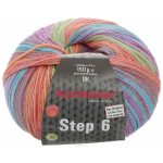 Пряжа для вязания Austermann "Step 6 Irish Rainbow Colours", цвет: салатовый, голубой, фиолетовый (624), 375 м, 150 г