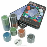 Набор фишек для покера Perfecto "Poker Chips", 100 шт. DPC-100