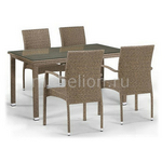 Набор уличный Ормилия T256B/Y379B-W56 Light brown 4Pcs