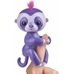 Fingerlings Интерактивная игрушка Ленивец Мардж цвет пурпурный 12 см 3752