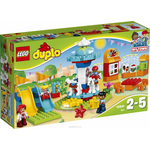 LEGO DUPLO My Town Конструктор Семейный парк аттракционов 10841