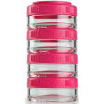 Контейнер спортивный BlenderBottle "GoStak", цвет: розовый, 40 мл, 4 шт BB-G40-PINK