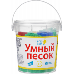 Genio Kids Кинетический песок Умный песок цвет зеленый 150 г SSR01_зеленый