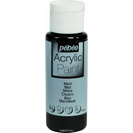 Pebeo Краска акриловая Acrylic Paint матовая цвет 097817 черный 59 мл