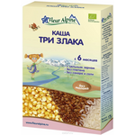 Fleur Alpine Organic 3 злака каша безмолочная, с 6 месяцев, 175 г 4006303632135