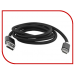 Аксессуар Red Line USB - Type-C 3.0 Nylon Braid Black УТ000011689