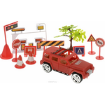 ABtoys Игровой набор Автозаправка цвет красный М6209 М6209_красный