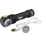 Светодиодный мультифонарь armytek wizard v3 magnet usb+18650, 1160 лм, аккумулятор f00605sw