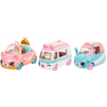 Набор из трех машинок Cutie Cars с фигурками Shopkins Wedding Wheels 57136/ast57101 (57136, 57137, 57138, 57139)