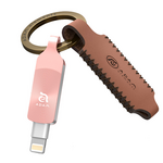 Флэш диск для Apple Adam Elements 64GB iKlips DUO+ MFI Lightning Rose Gold