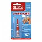 Супер-клей контакт гель 3 г 12158