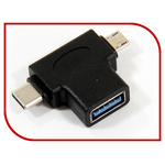 Аксессуар VCOM OTG USB 2.0 + USB Type-C to USB 3.0 F CA434