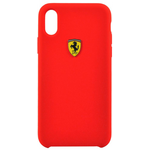 Клип-кейс Ferrari для iPhone XS силикон Red