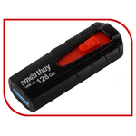 USB Flash Drive 128Gb - SmartBuy Iron Black-Red SB128GBIR-K3