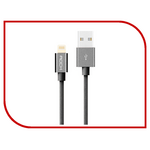 Аксессуар Rock Lightning Metal Charge & Sync Round Cable Space Grey 70971