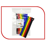 Хомут-липучка EasyGrip L 180x15mm 10шт Red/Green/Blue/Yellow/Black EasyGrip  LCT