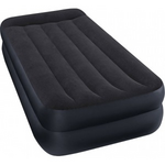 Надувная кровать с подголовником intex pillow rest raised bed 99x191x42 см 64122