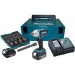 Аккумуляторный гайковерт makita dtw190jx3