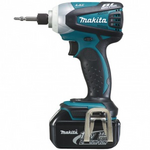 Аккумуляторный ударный шуруповерт makita btd145rfe