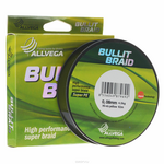 Леска плетеная Allvega "Bullit Braid", цвет: ярко-желтая, 92 м, 0,08 мм, 4,5 кг